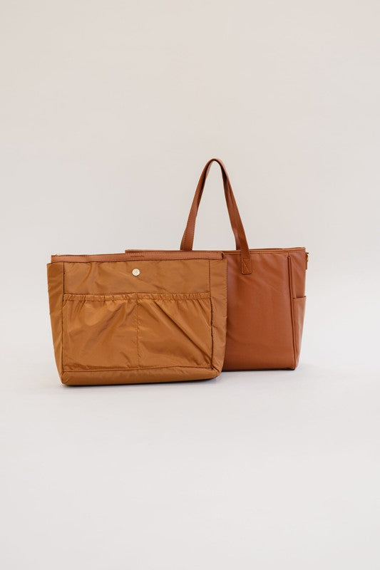 Signature Tote Carry all on Laptop Bag